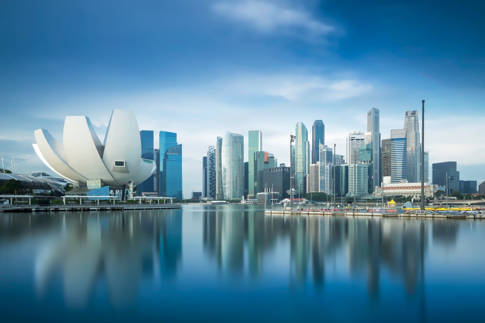 Singapore day skyline